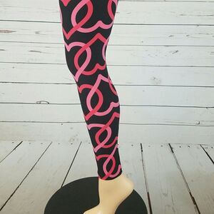 Lularoe Hearts One Size Leggings Unicorns
